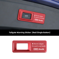 3D Electric Tailgate Warning Sticker Car Trunk Decal For Audi A3 A4 A5 Q5 A1 A2 A6 A7 A8 Q1 Q2 Q3 Q4 Q6 Q7 Q8 TT RS3 RS4 RS5 RS7