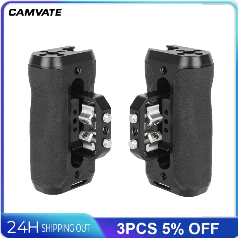 CAMVATE Universal Side Handle with Dual 1/4