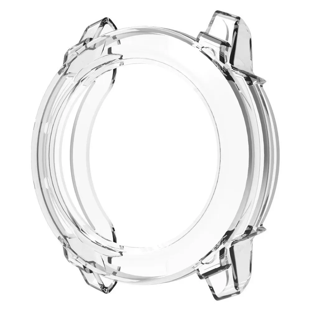 TPU Protective Case Transparent Shockproof Watch Cover Soft Protector Edge Shell Frame for Garmin Instinct 3 45/50mm Accessories