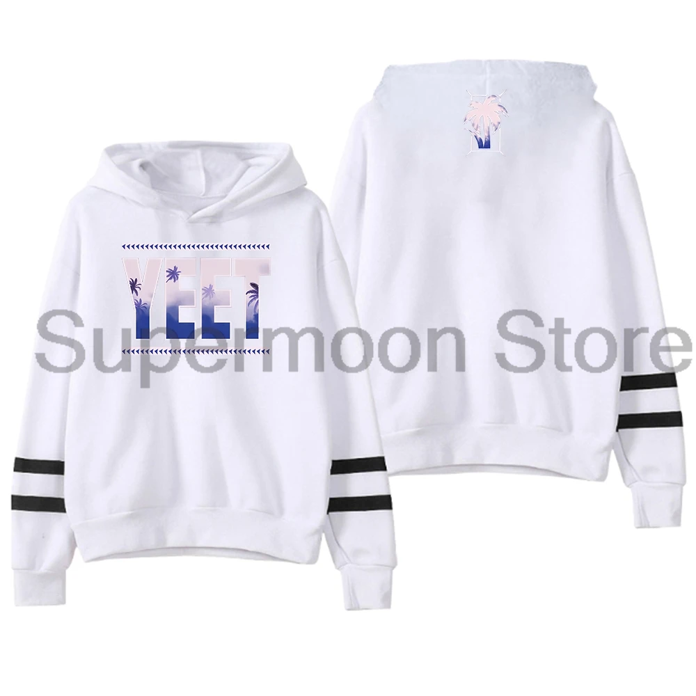 Jey Uso Yeet Merch Hoodie Unisex Pocketless Parallel Bars Sleeve Streetwear Women Men Hooded Sweatshirts Trendy Clothes