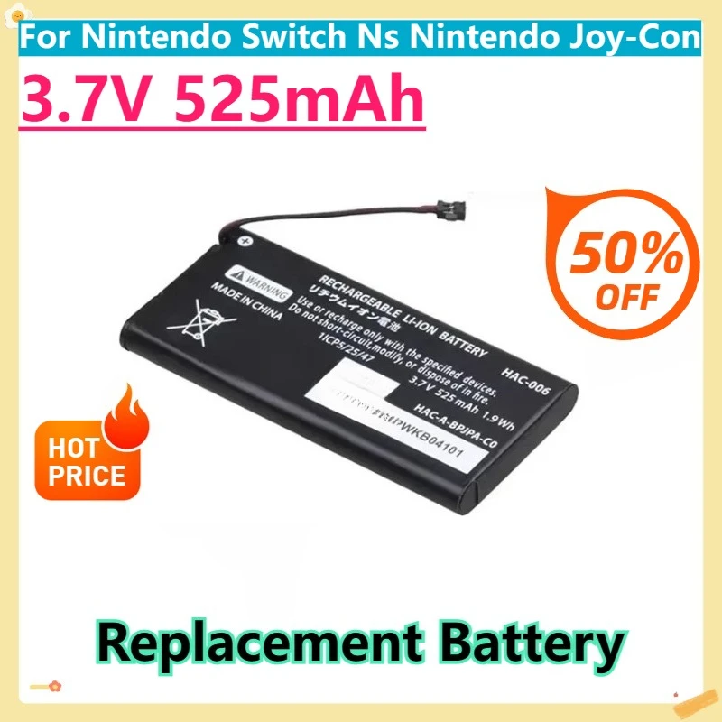 

For Nintendo Switch Ns Nintendo Joy-Con Joycon Controller 525mA AC006 HAC-006 HAC-BPJPA-C0 HAC-015/016 HAC-A-JCR-C0 Battery