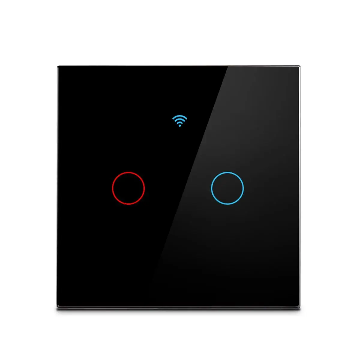 Tuya Wifi Slimme Lichtschakelaar EU 1/2/3Gang Touch Lichtschakelaar Geen Neutrale Draad Wandlamp schakelaars voor Alexa Google Spraakbesturing