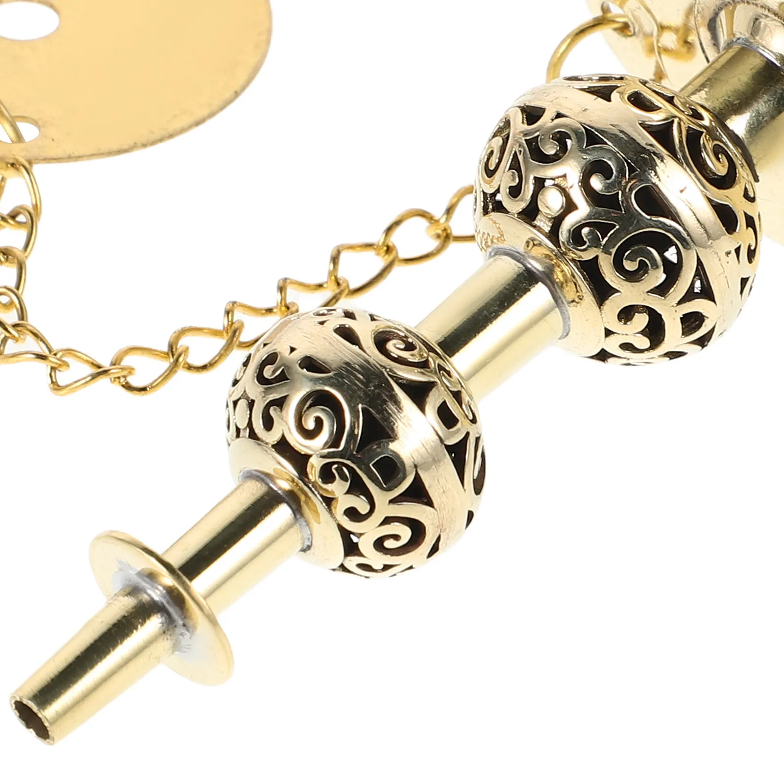 Brass Suona Core Hollow Gourd Design Adjustable Pitch Replacement Part for Chinese Traditional Wind Instrument Musicians Suona