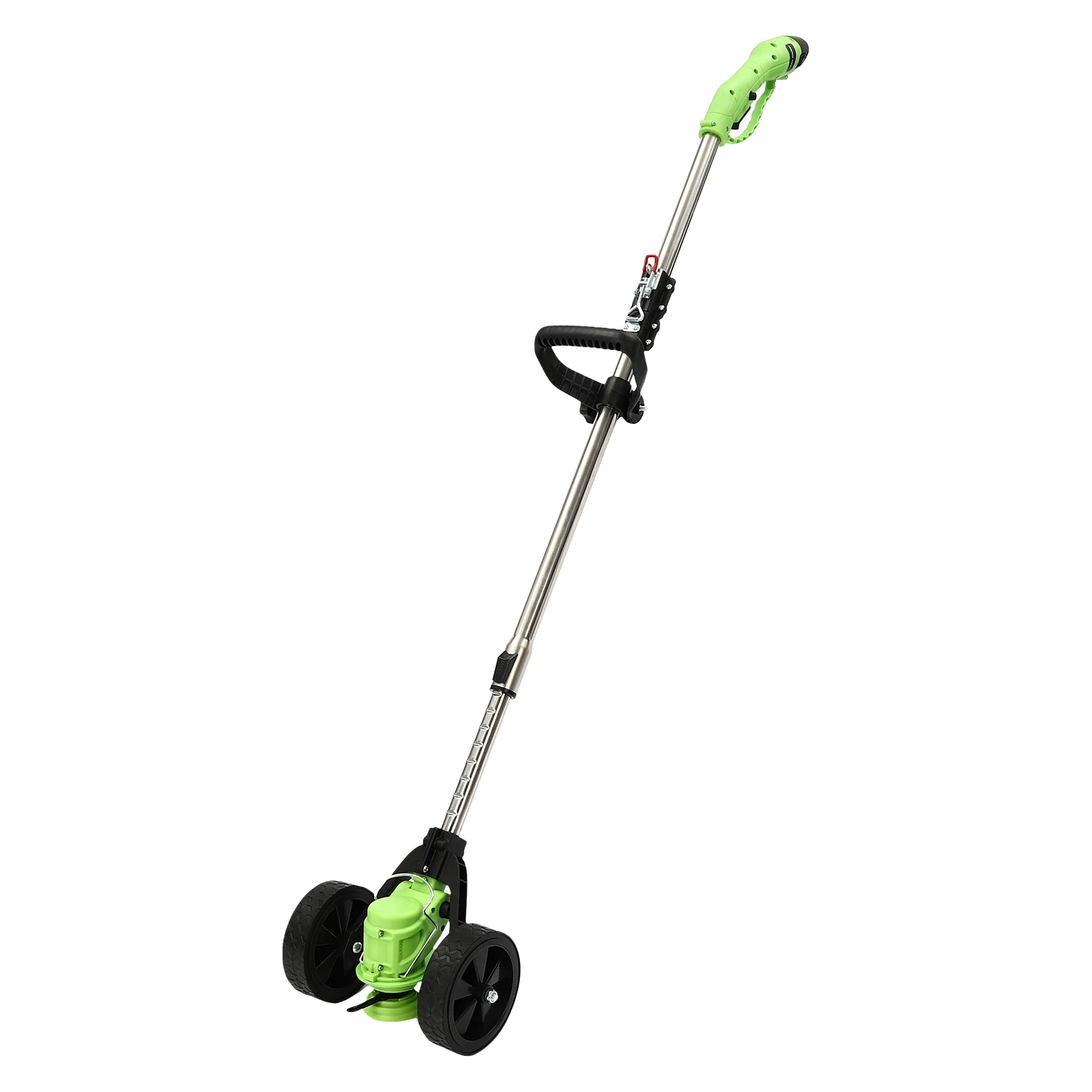 200W Electric Lawn Mower Cordless Grass Trimmer Height Adjustable Mini-Mower Battery Powered Garden Power Tools 8* Blades