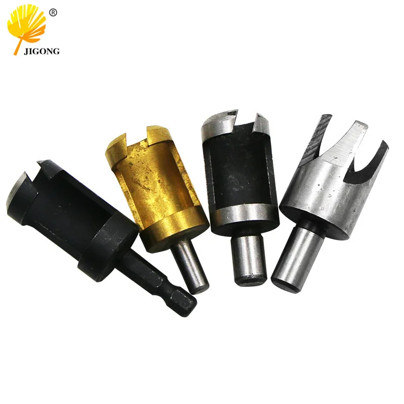 A variety of sets of carbon steel cork knives, cork drills, woodworking drills, barrel claw type log tenon drills wholesale