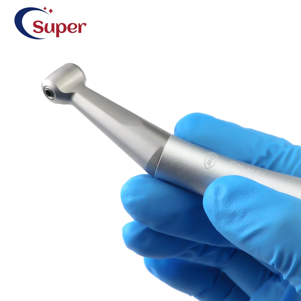 

Dental FX Type 1:1 Contra Angle Handpiece Slow Speed External Push Button Low Speed Air Turbine Oral Care With Professional Tool