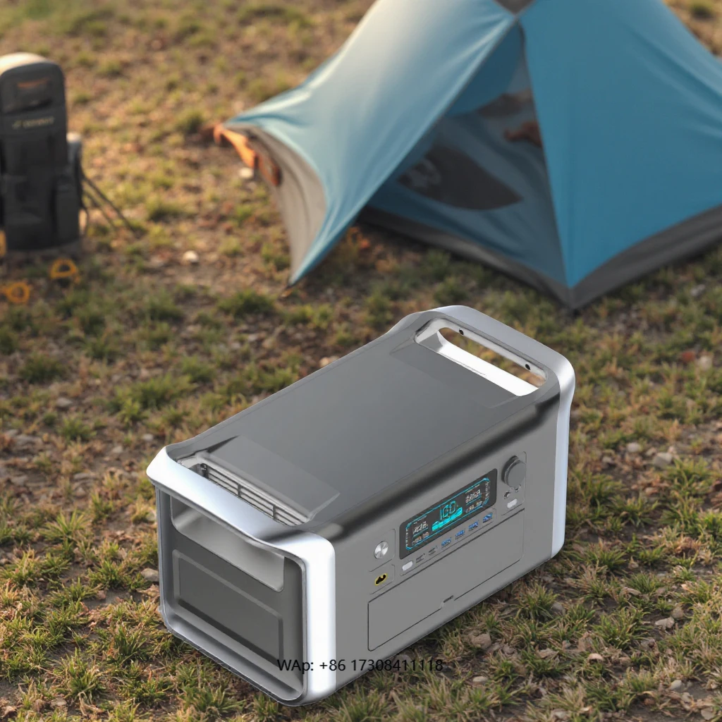 1800 واط موجة جيبية نقية مولد الطاقة الشمسية المنزلية 320000 مللي أمبير 1024Wh المحمولة الطاقة صمام ثنائي باعث للضوء MPPT سيارة خارجية الانتقال كاتب #1