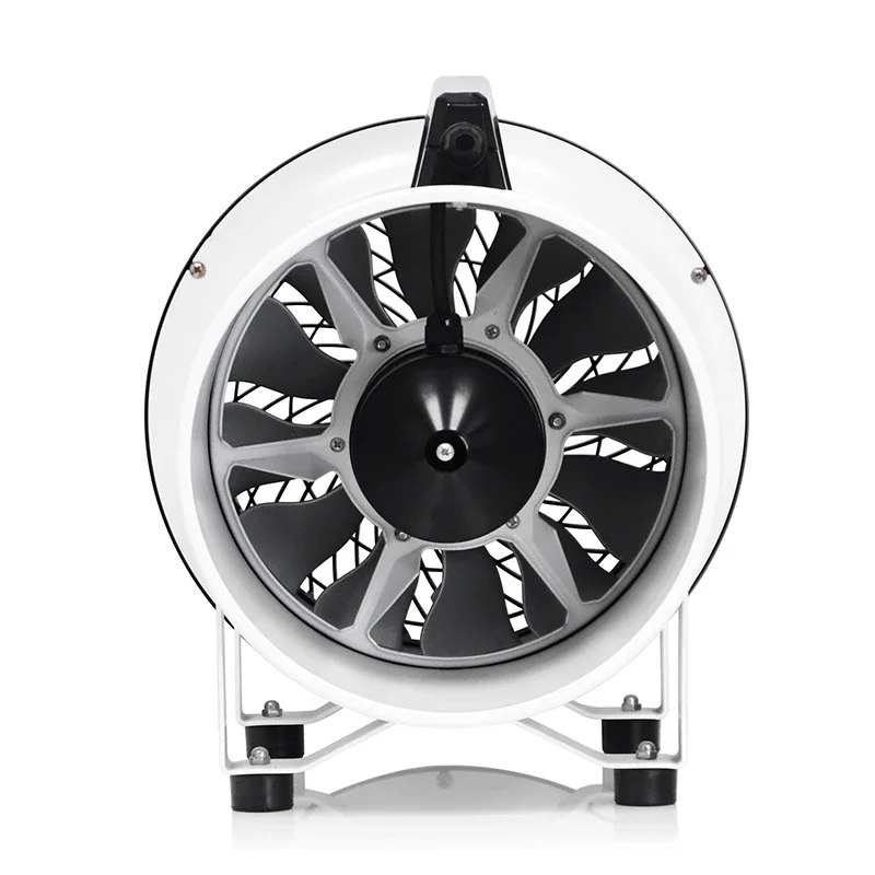 10'' White Powerful Ventilation Fan,220V/50Hz High air Pressure Proable Exhaust Fan
