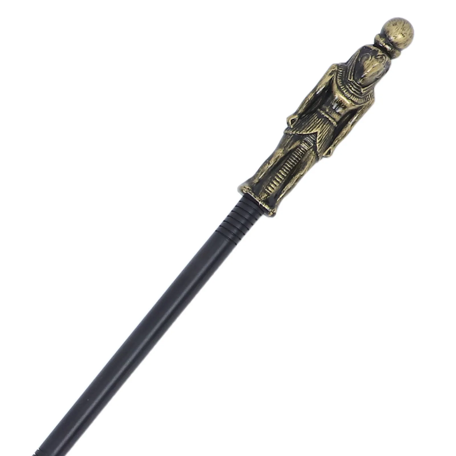 Halloween Plastic Scepter Pharaoh Staff Ancient Egyptian Costume Prop for Party Cosplay Walking Cane Halloween Cane