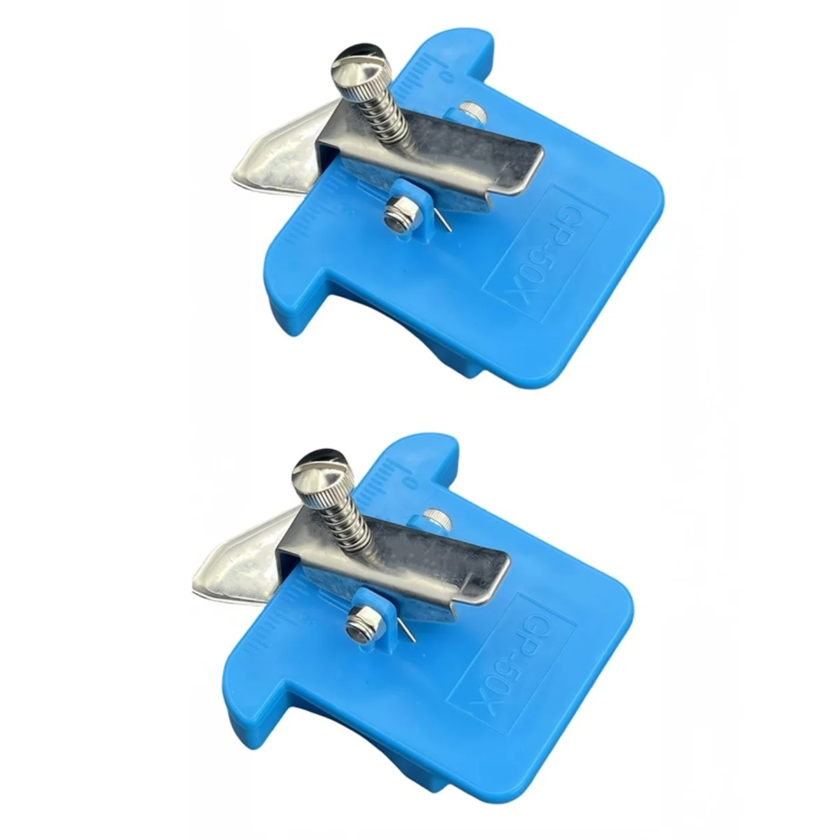 AA98 Magnetic Seam Guide for Sewing Machine, 2pc Magnetic Seam Guide with Clip, Sewing Machine Universal Accessories Blue