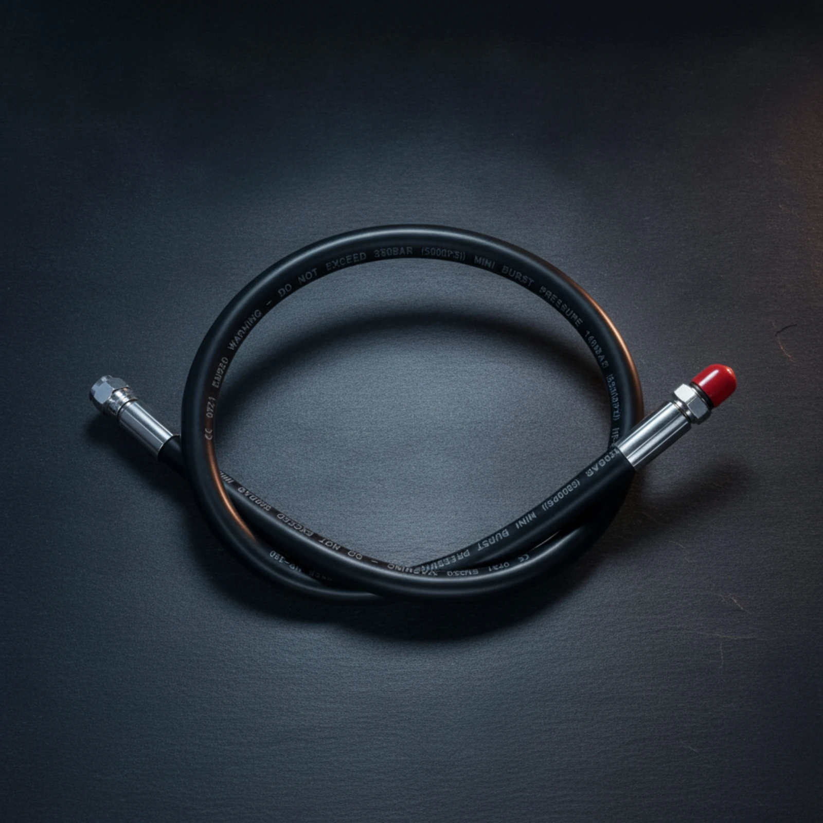 Scuba Pressure Gauge Hose Corrosion-Resistant High-Pressure Hose with Kevlar Double-Layer Flexible for Divers