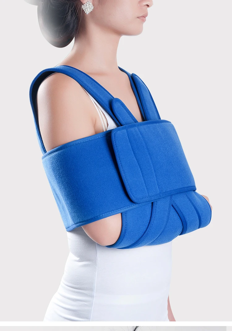 Imbracatura per braccio immobilizzatore per spalla in schiuma ortopedica regolabile medica per polso rotto