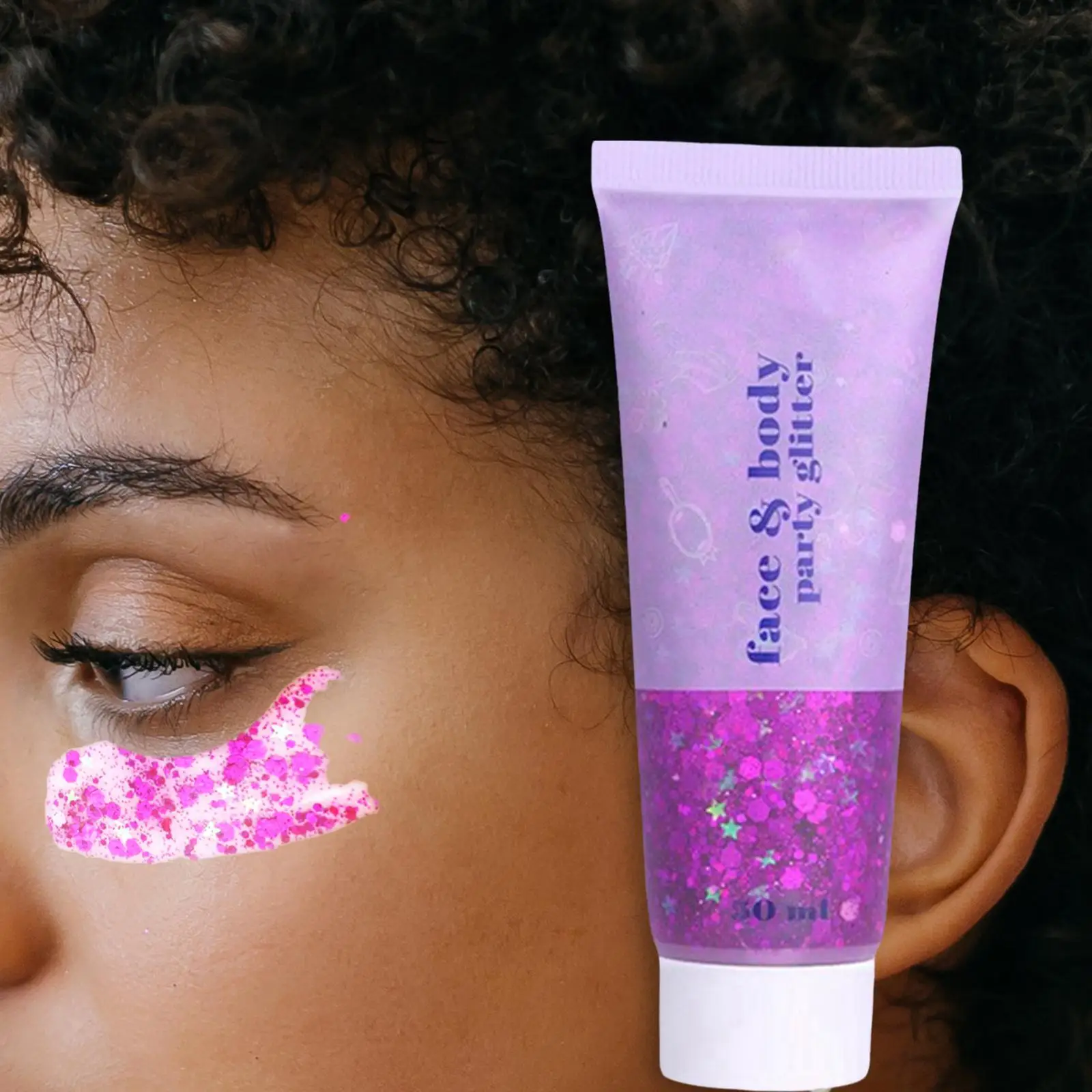 Neon Glitter Eyeshadow Matte Palette Shimmer Makeup Kit for Girls Holiday Birthday Cosplay Decor