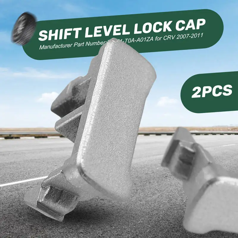 Shift Lever Lock Cap Silver Gray Car Aftermarket Part Fit For Honda CRV 2007-2011 77271-T0A A01ZA