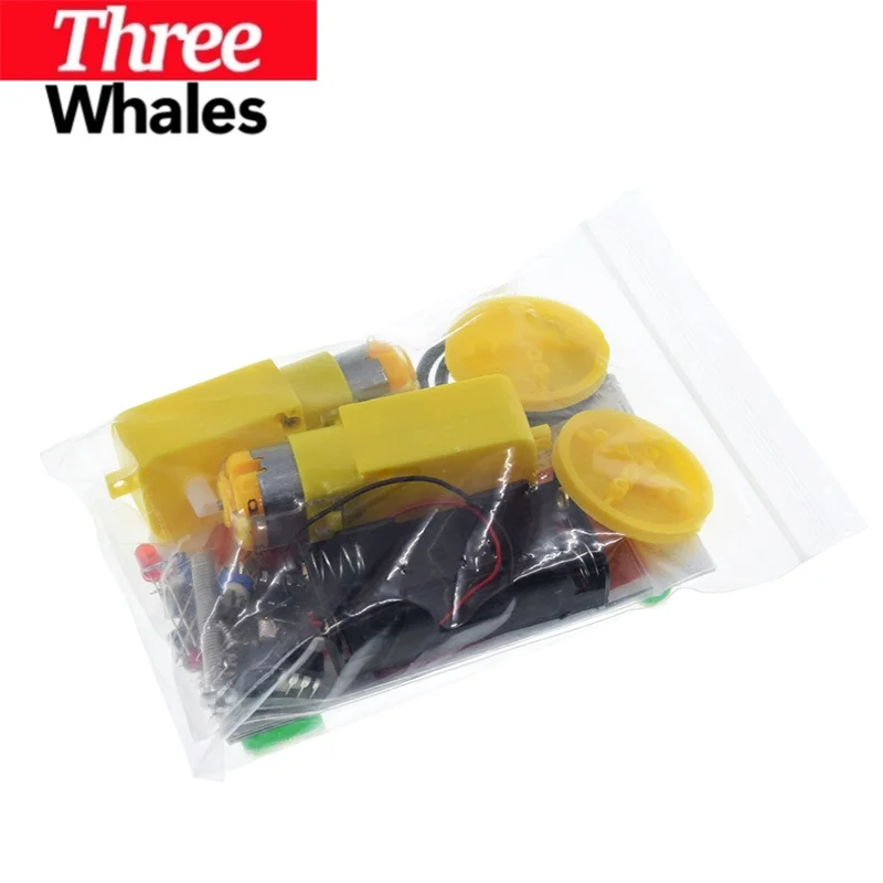 Practice Soldering Learning Electronics Kit Smart Car Soldering Project Kits Line Following Robot Beginners DIY Electronics - view 6