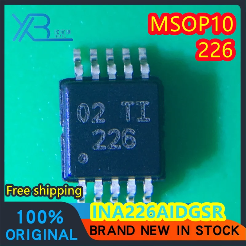 (10/50 stuks) INA226AIDGSR MSOP-10 Code 226 Originele Bidirectionele Stroom/Power Monitor Chip Op voorraad Gratis verzending