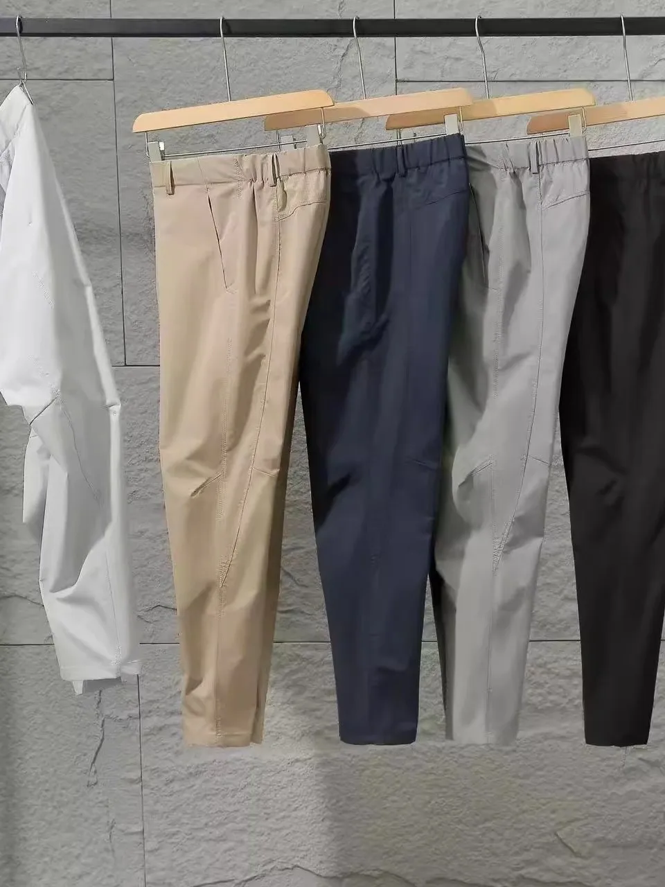 

Ultra-Thin 3D Tailored Men's Summer Outdoor Sports Casual Pants Breathable Qui-Dry Straight Leg Pants Faionable Urban Sle