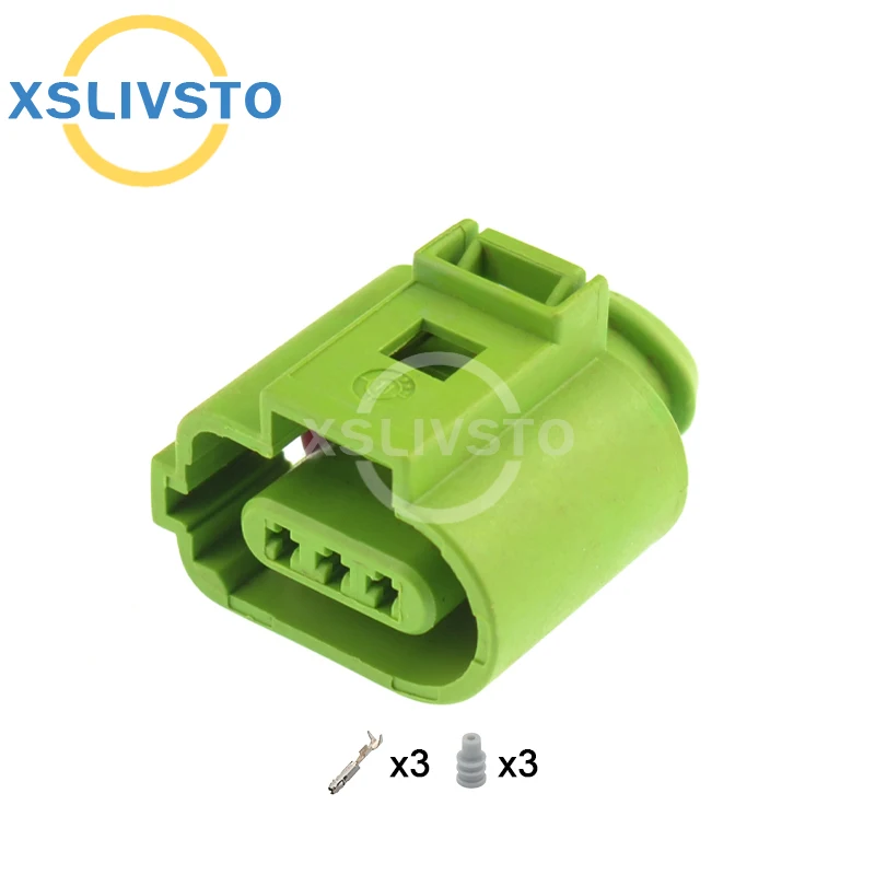 3 Pin Automotive waterproof connector Camshaft knock fuel pressure sensor plug 8E0 973 703B 8E0973703B 8E0973703 For VW Audi