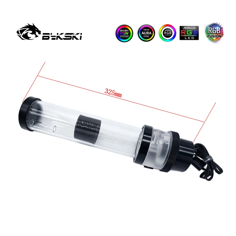 Bykski 18W D5 Combo Pump PC + Reservoir Maximum 5000RPM / Flow Lift 4.5 Meter / 720L/H Water Cylinder Tank Length 220mm