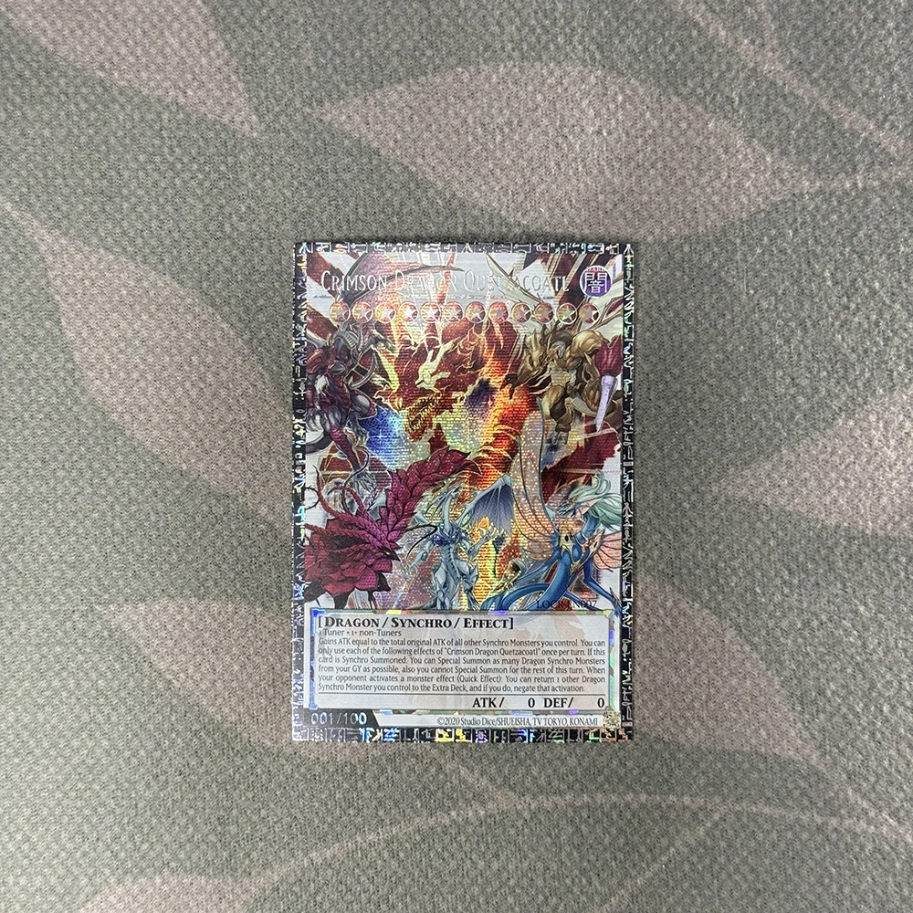 Orica YUGIOH Collection DIY Proxy Cards Stardust Dragon Victim Sanctuary Crimson Dragon Quetzacoatl Nova Dragon Burning NotOrigi