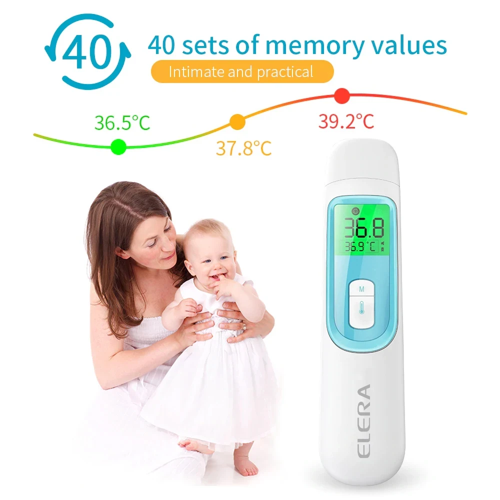 Baby Forehead Ear Infrared Thermometer Digital LCD Body Measurement Kids Adult Fever IR Children Non-Contact Termometro image 5