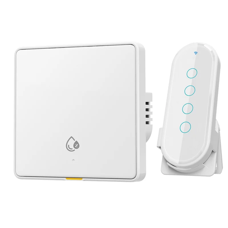 

M18K-Tuya Zigbee 20A 4000 Вт умный переключатель монитор RF433 для водонагревателя AI Assistant настенный выключатель питания + пульт дистанционного управления