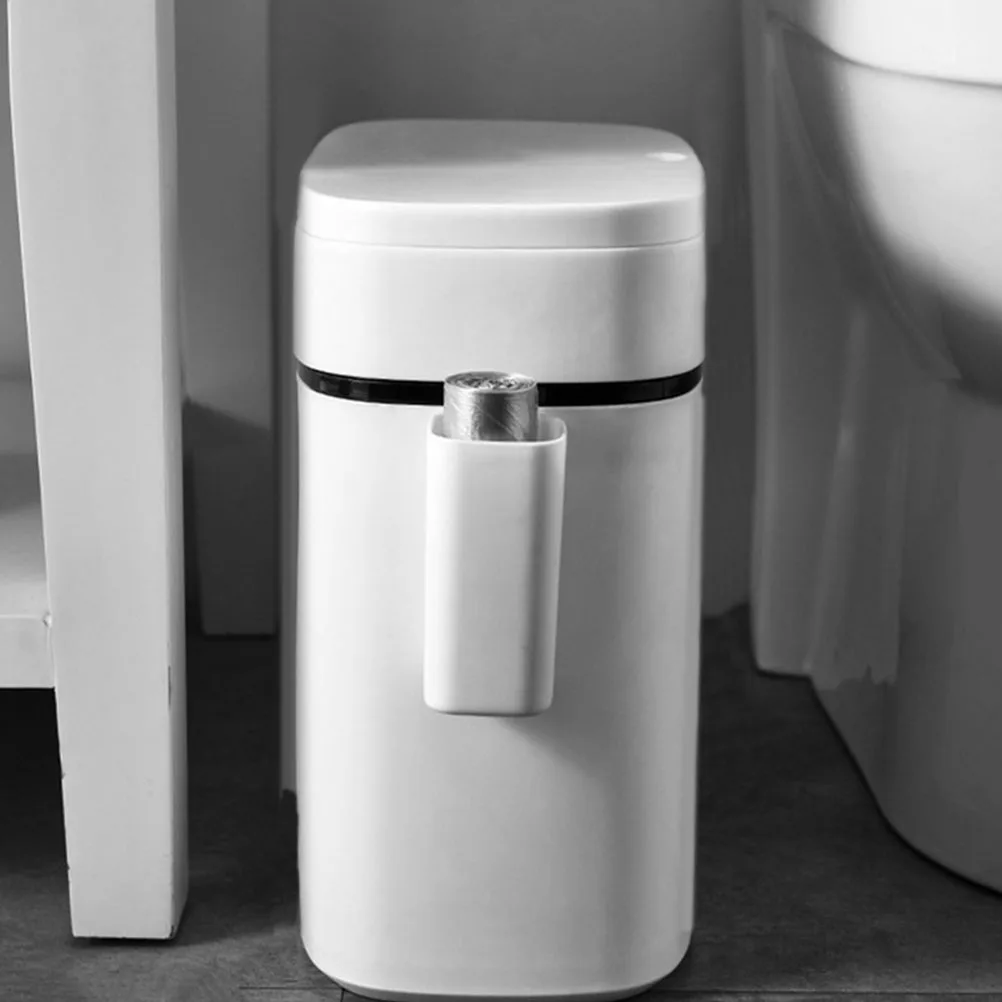

Household Kitchen Garbage Bin Press Cover Large Capacity Trash Bucket for Bathroom Bedroom Toilet Rubbish Bin Convenient