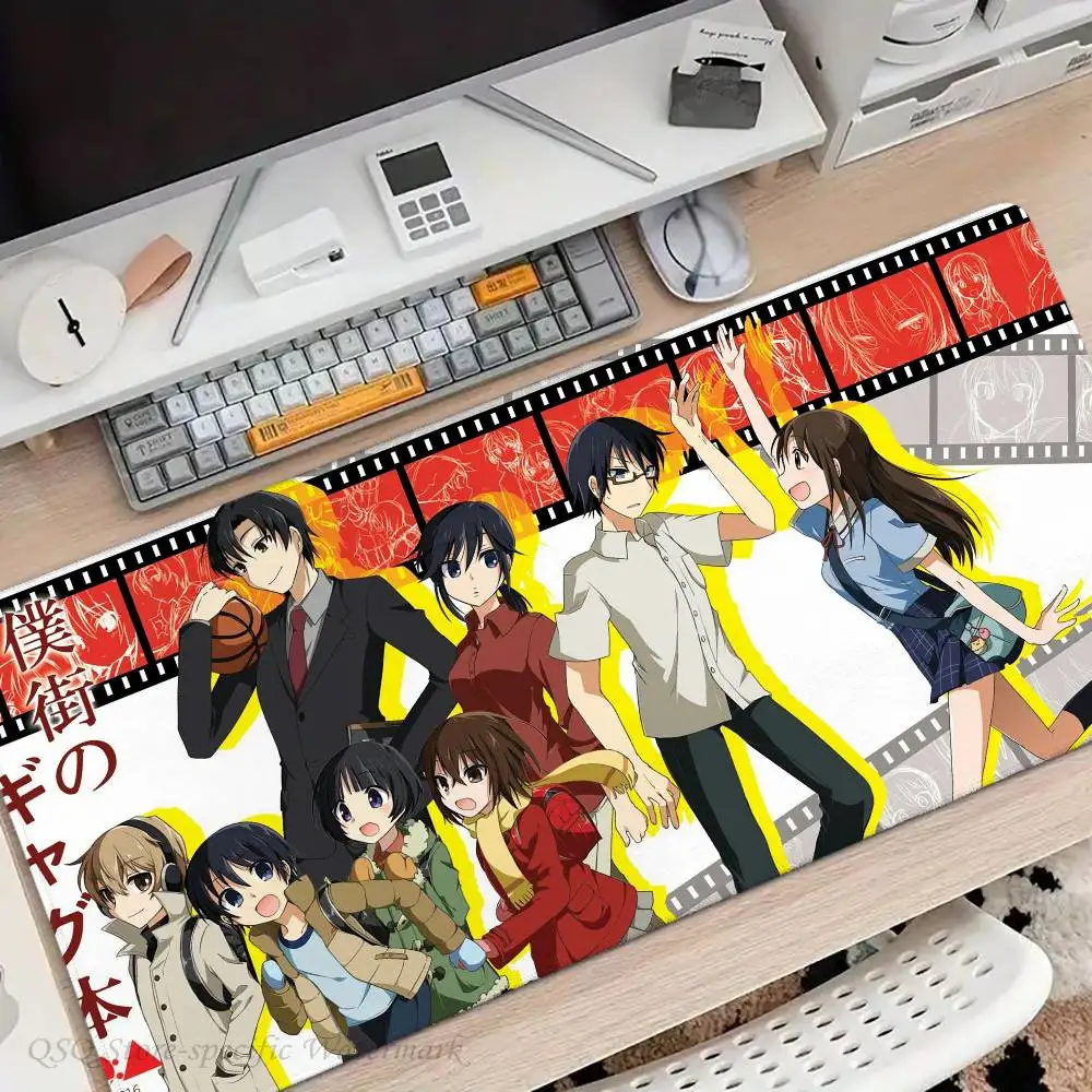 The Town Where Only I Am Missing Anime Mousepad Non-slip Suitable For Office Computers Laptops E-sports Game Desk Mats XXL Keybo
