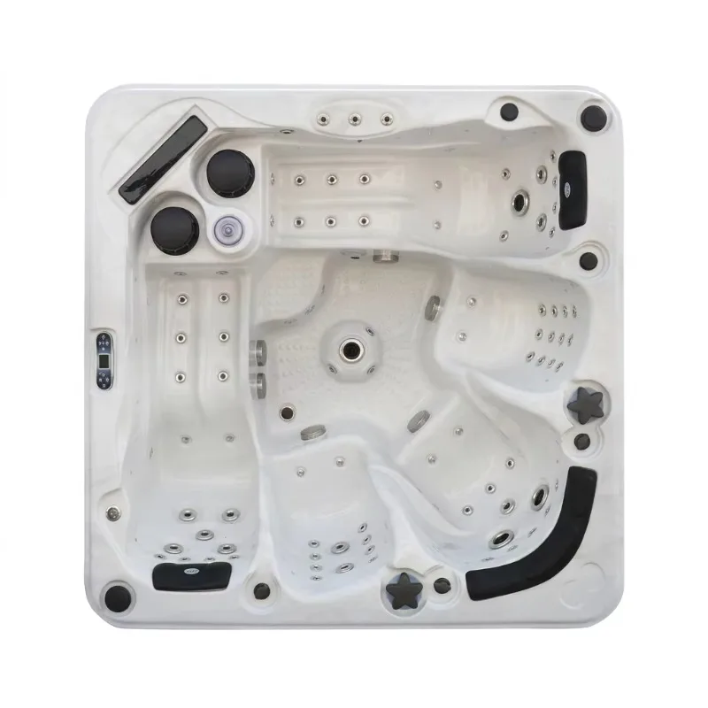 Energy Efficient Hot Tub with 88 Massage Jets and 3KW Heater for Year Round Garden Entertainment