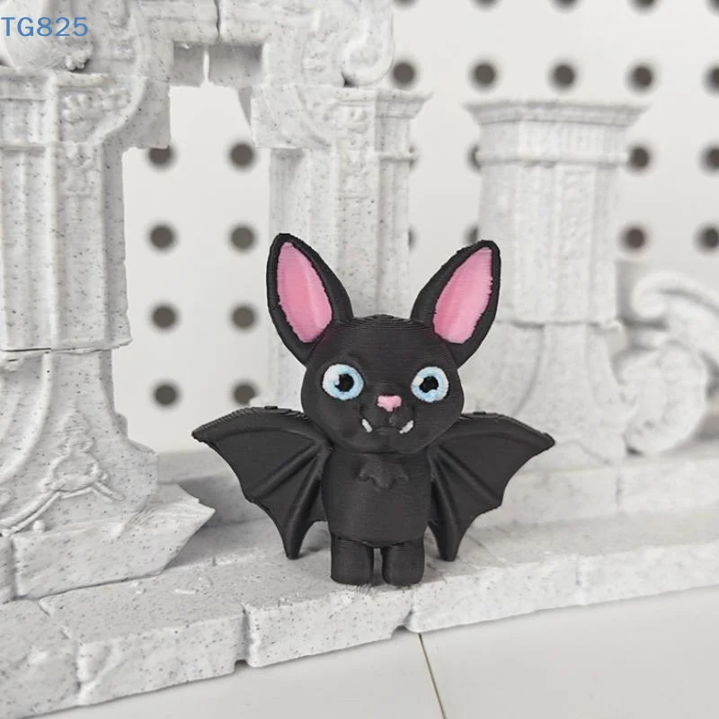 【AN】1/3/5Pcs Car Ornament Upside-Down Bat Statue Suitable For Home Desktop Decoration And Office Desk Display