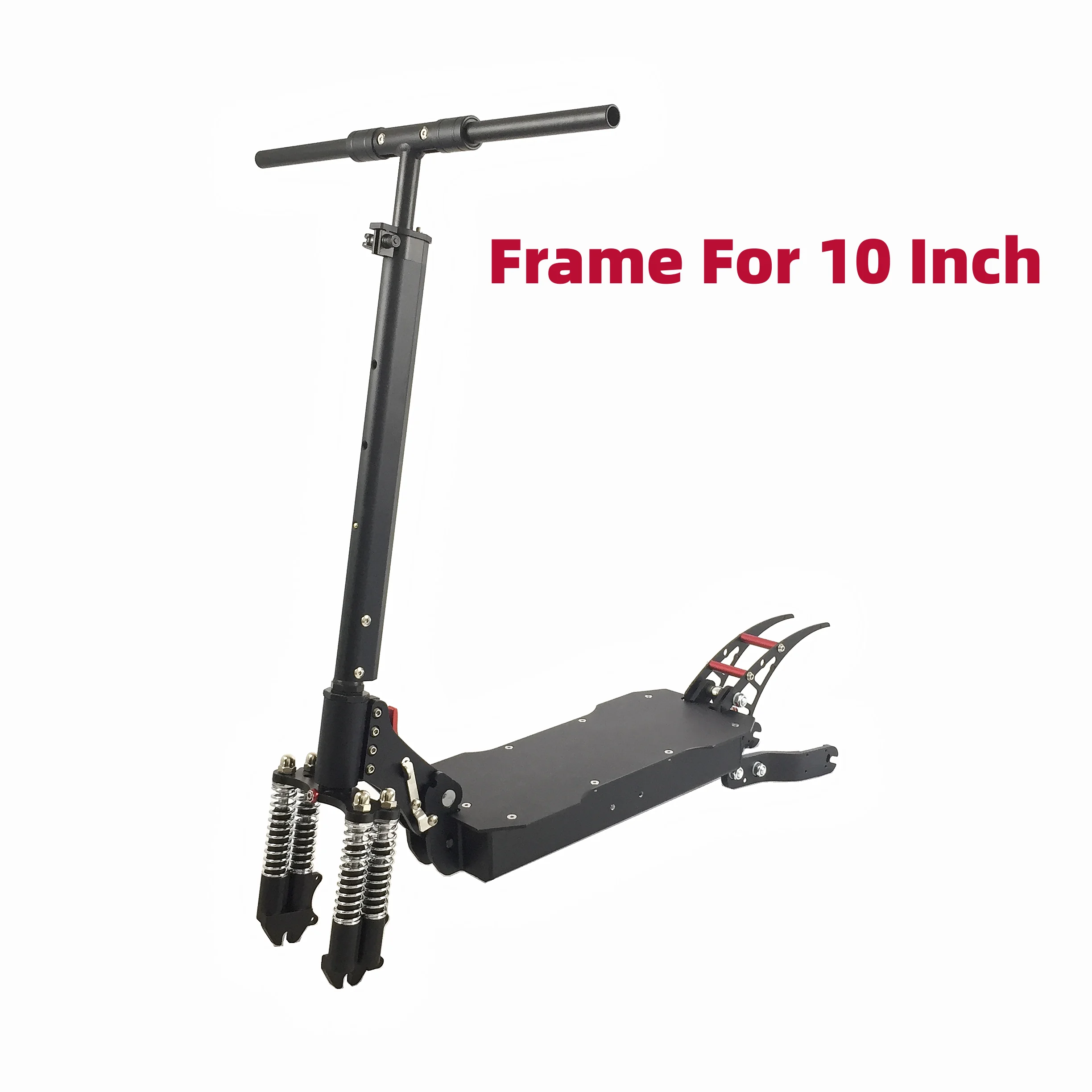 

Твердая рама для скутера с большой шиной E, открытый размер, 135 мм, пружинная подвеска, детали корпуса электрического скутера для 10-дюймового электрического скутера