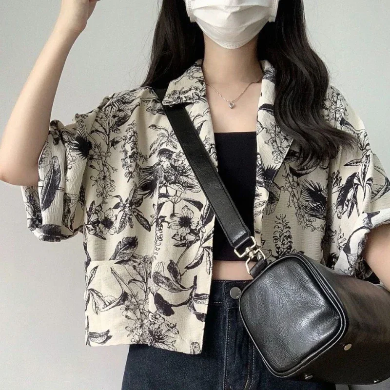 女性のインクプリントTシャツ,半袖,ルーズ,婦人服,ストリートウェア,学生,韓国のファッション