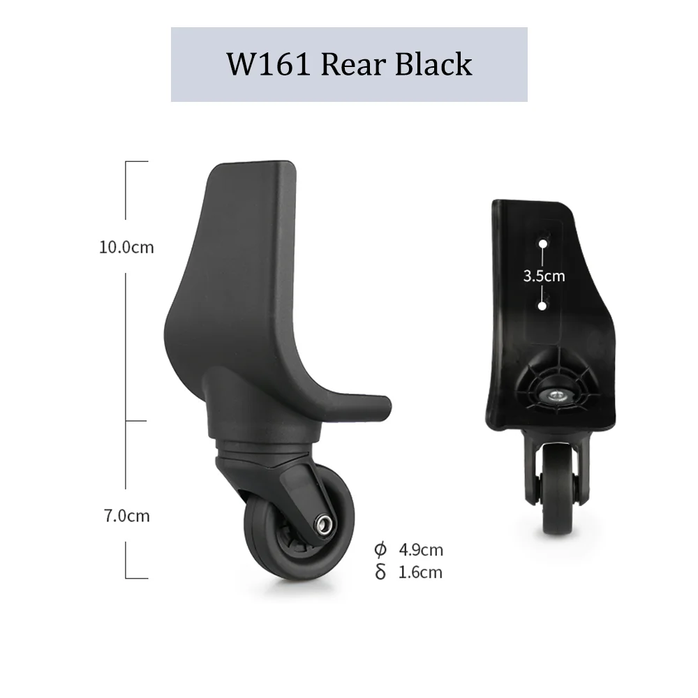 Accessori per valigie carrello per ruote sostituzione e riparazione della ruota universale puleggia per valigia scatola in tela rulli rinforzati