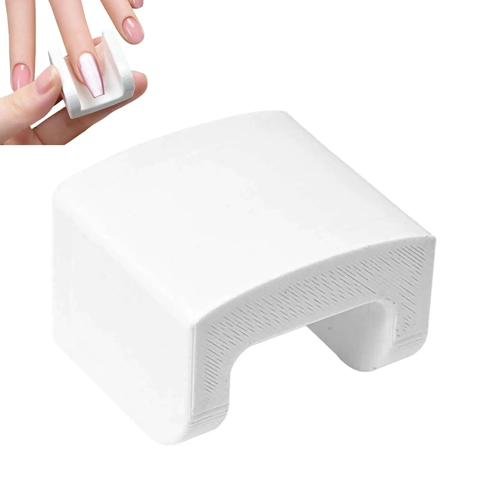 Nail Magnet U Shape Manicure Art Tool Magnetic Nail Tool for Women Girls Professionals Beginners Manicure Design Home Salon