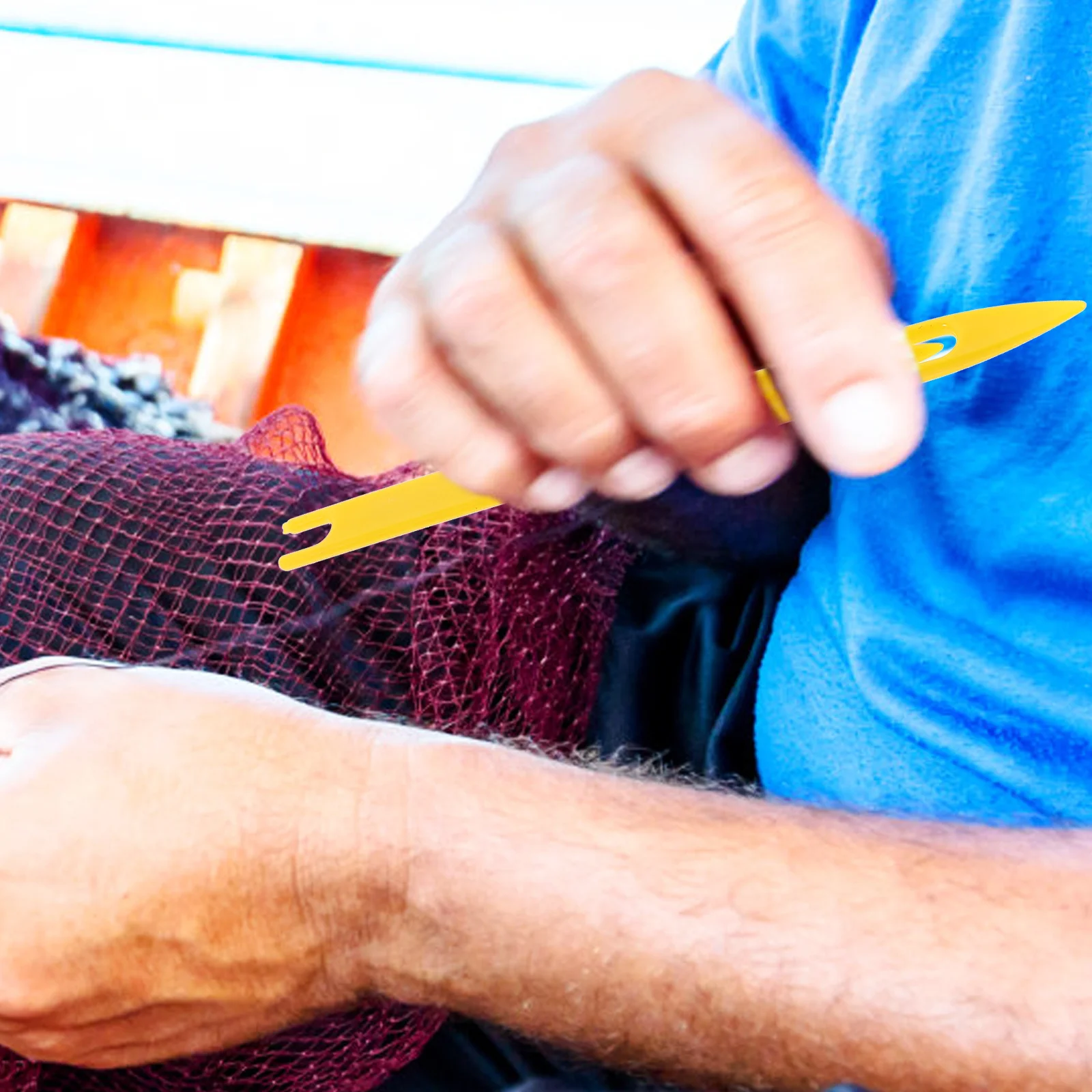 

20Pcs Fishing Net Repair Shuttles Plastic Knitting Needles Resistance Practical Gift Fishing Lovers