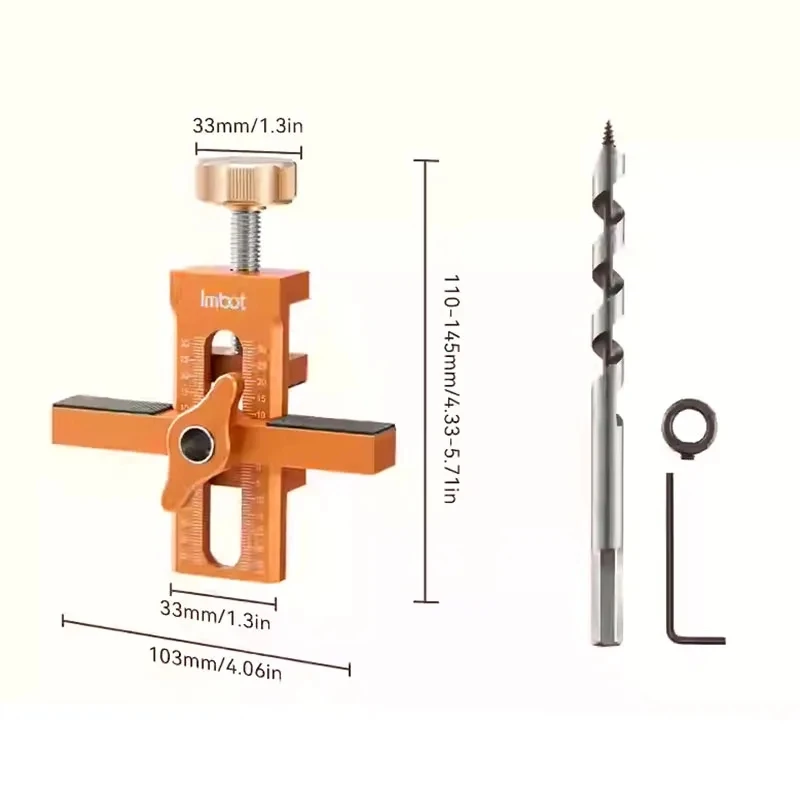 Rebounder Punched Mounting Jig Cabinet Door Installation Jig Woodworking 10mm Doweling Drilling Guide Locator Installing Clip ﻿