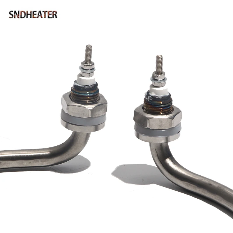 SNDHEATER 220 В 380 В круглый электрический водяной нагревательный элемент 220 мм 230 мм круговый нагреватель катушка M16 резьба из нержавеющей стали 2 кВт 3 кВт 4 кВт