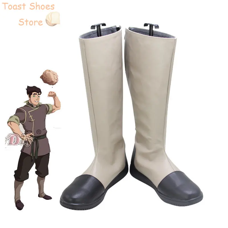 Bolin Cosplay Shoes Anime Cosplay PU Leather Shoes Halloween Carnival Boots Cosplay Props Costume Prop