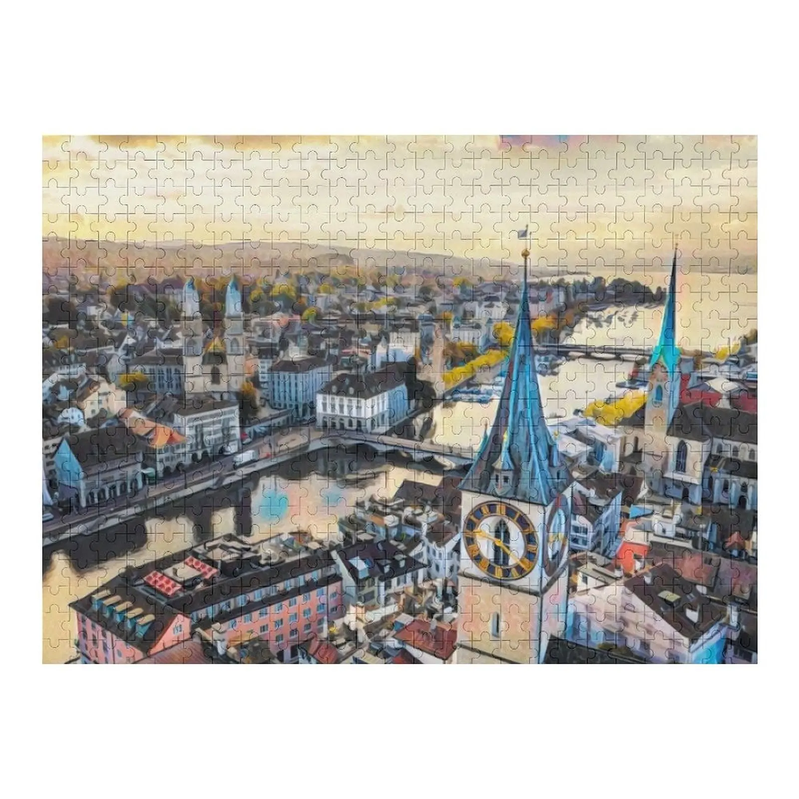 

Zurich Jigsaw Puzzle Personalized Child Gift Christmas Toys Wooden Adults Baby Toy Puzzle