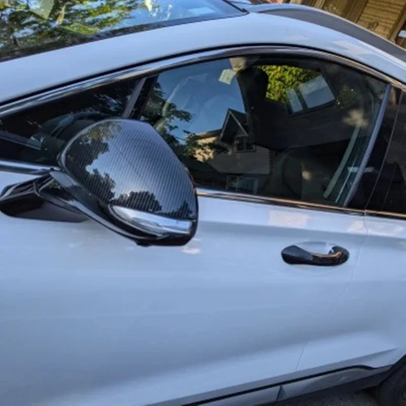 For Hyundai Santa Fe SantaFe TM 2019 2020 2021 2022 Accessories Rear Side View Rearview Mirror Cover Trim Plastic