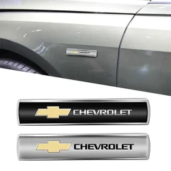 1Pcs Metal Alloy Car Rear Trunk Body Fender Emblem Sticker For Chevrolet Captiva Trax Malibu SS Z71 Equinox Car Styling