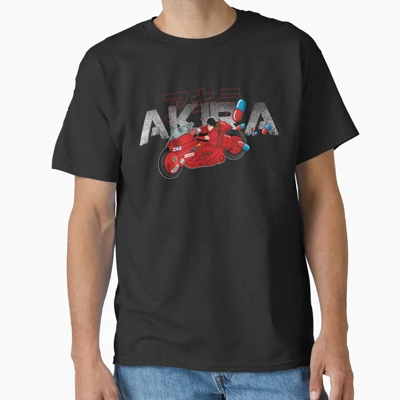 Akira Cyberpunk City Explosion Anime Gift T‑Shirt 1017 Retro Sci‑Fi Manga Graphic Tee Shotaro Kaneda Neo‑Tokyo Unisex Streetwear