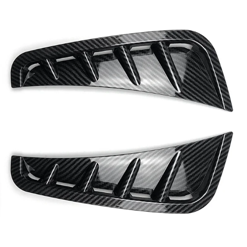 

A13F-автомобильный передний бампер, боковой спойлер, сплиттер, крышка для Mercedes Benz C Class W205 2019+, фланговый воздухозаборник, ветровой нож