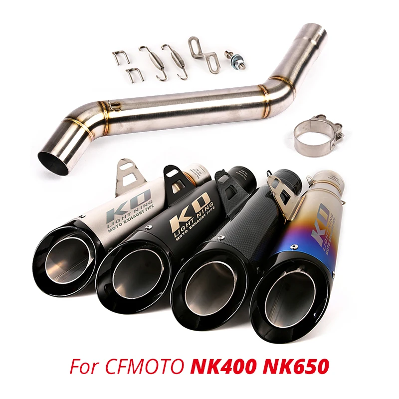 

Выхлопная система для CFMOTO 400NK 650NK MT мотоцикла, глушитель из нержавеющей стали, длина 51 мм