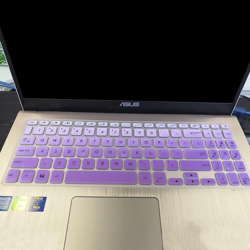 

15.6 inch Keyboard Cover protector skin For Asus Vivobook S15 R524JA R524 JA UN UA Vivo Book F512DA F512FA F512JA X512DA X512FA