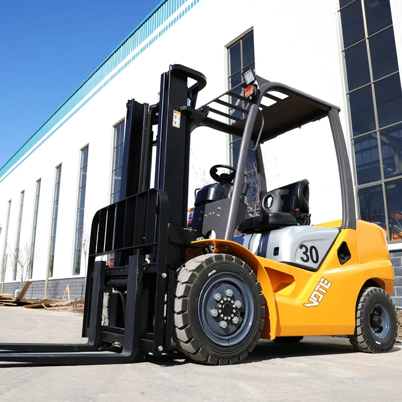 

Customized Diesel forklift four-wheel drive flexible operation warehouse handling and unloading of 3 ton and 5 ton forklifts