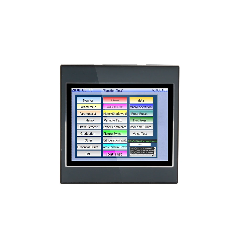 

10 шт. Coolmay Modbus 3,5-дюймовая сенсорная панель HMI TK6037FH