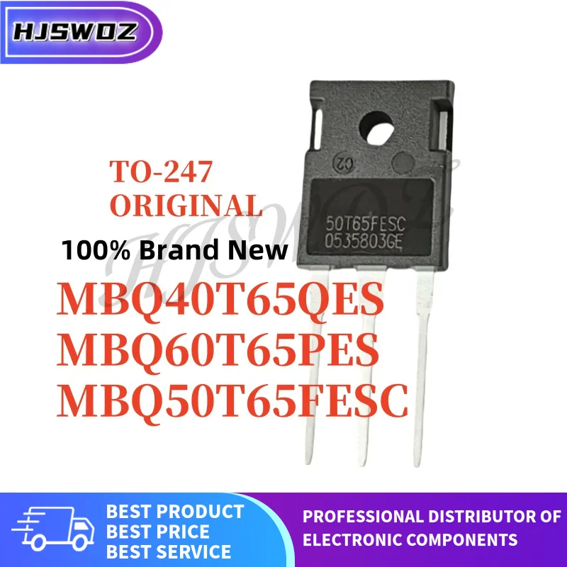 10 Piezas Originales Nuevas 60T65PES 50T65FESC 40T65QES MBQ60T65PES MBQ50T65FESC MBQ40T65QES TO-247 Transistor IGBT