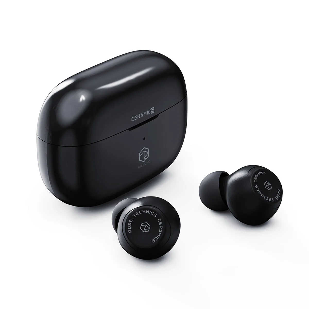 ROSE TECHNICS CERAMICS True Wireless Stereo Earbuds, High-Fidelity TWS Earphones with HD Mics, 60ms, 35H Playtime, IPX5