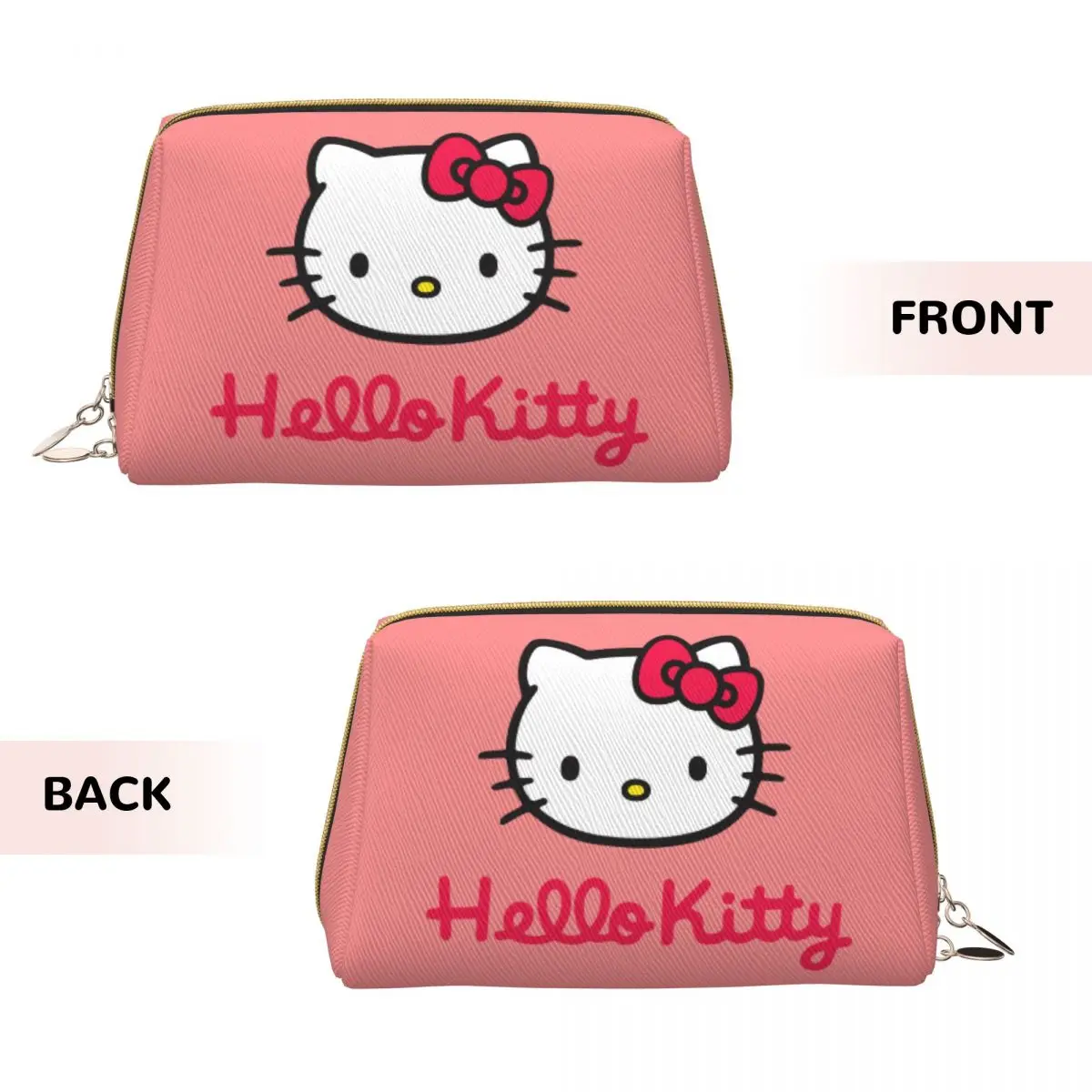 Hello Kitty Makeup Bags Stylish Large Capacity Cosmetic Bags Merch Girl Zipper Beauty Toiletry